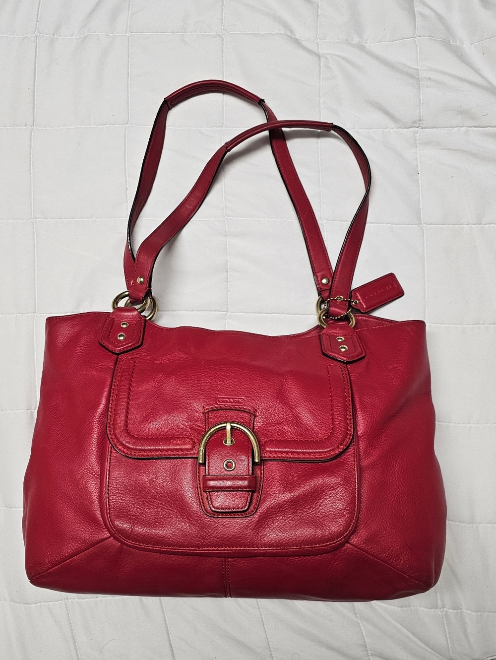 Coach Campbell Belle Leather Carryall